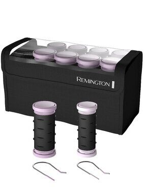 Remington 10-Piece Ceramic Hot Rollers Hair Setter Dual Voltage Purple NIOB